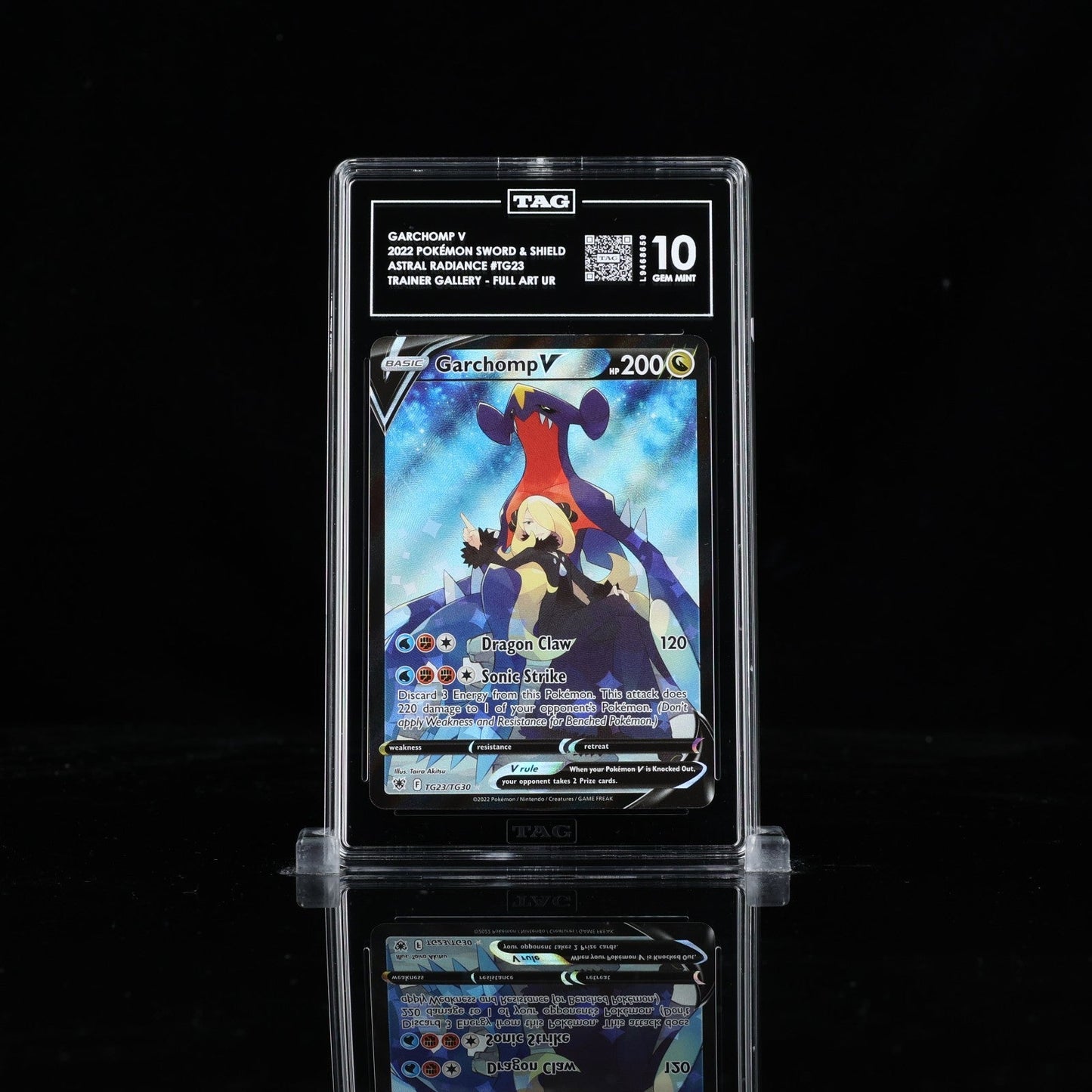 Garchomp V TG23 (TAG 10) Astral Radiance 2022 Pokemon SWSH