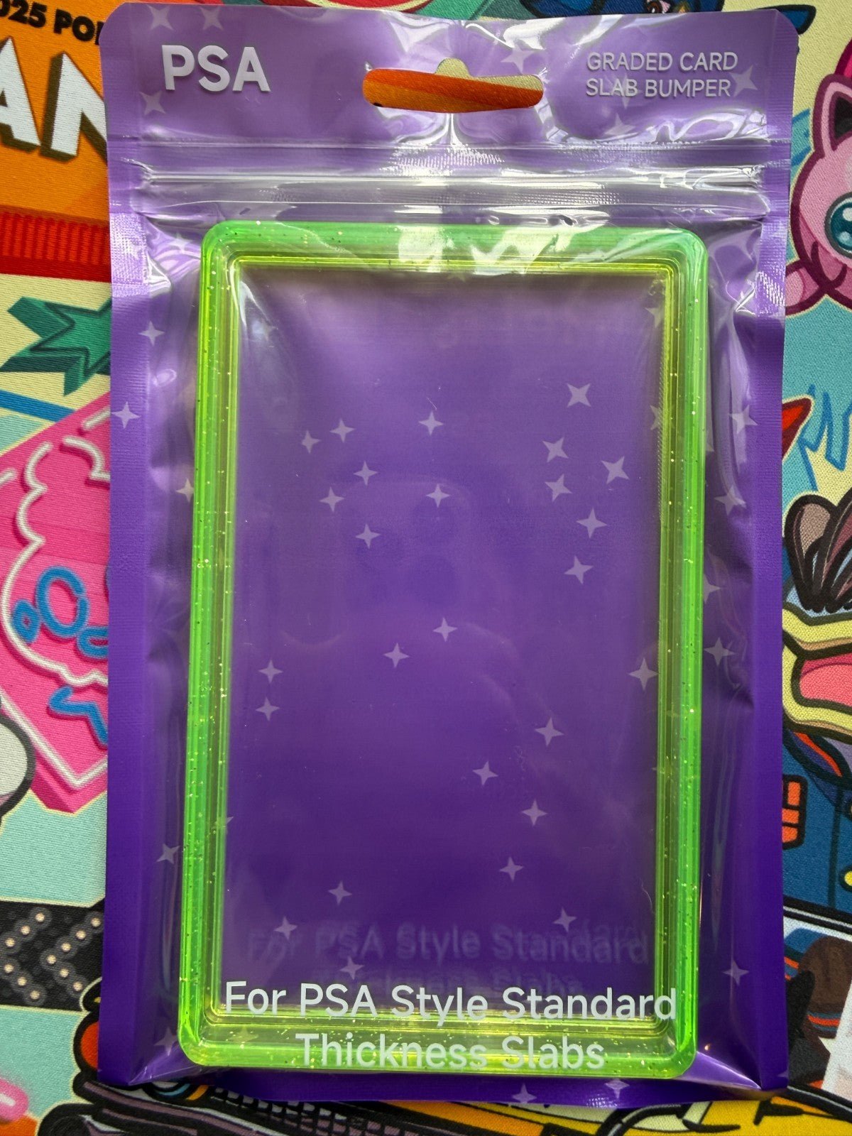 Gradient Colors Graded Card Slab Protector Glitter TPU Bumper For PSA/CGC 35PT