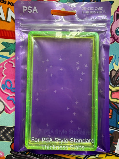 Gradient Colors Graded Card Slab Protector Glitter TPU Bumper For PSA/CGC 35PT
