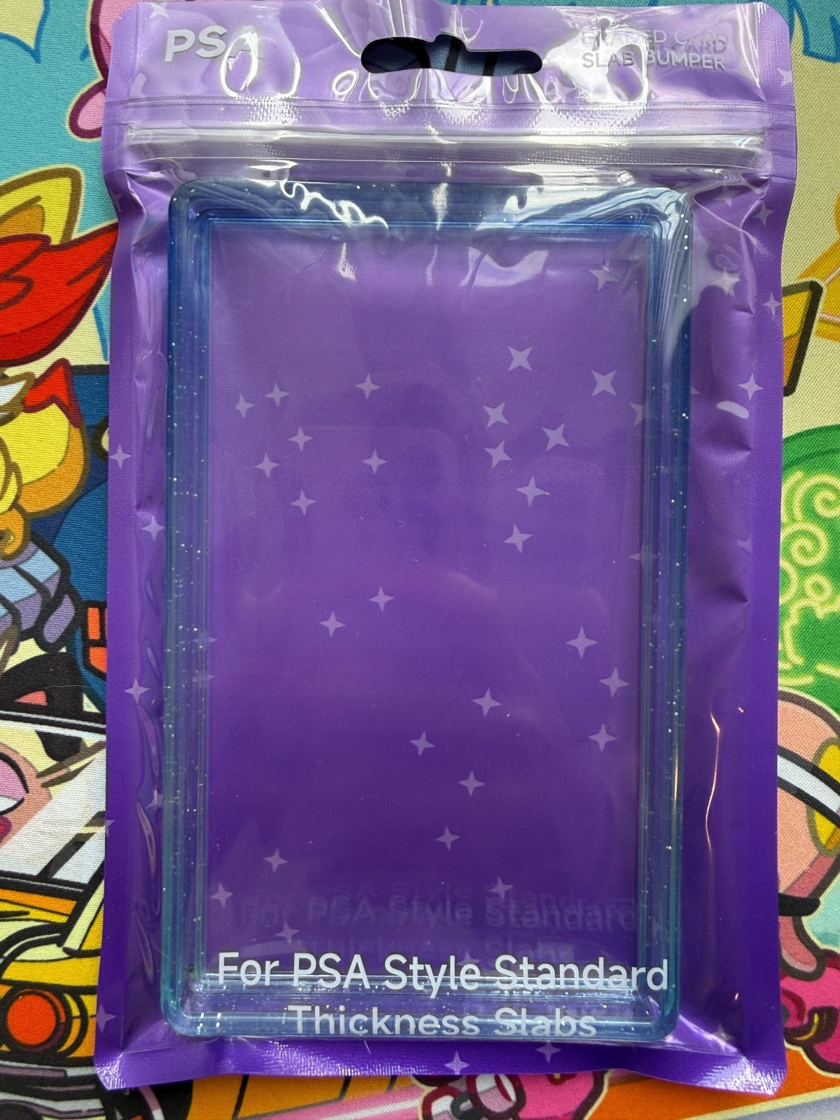 Gradient Colors Graded Card Slab Protector Glitter TPU Bumper For PSA/CGC 35PT