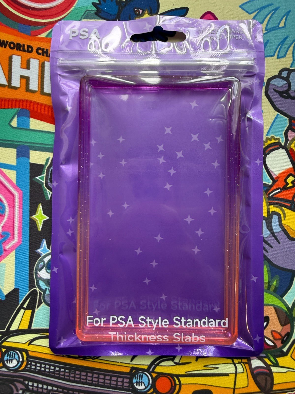 Gradient Colors Graded Card Slab Protector Glitter TPU Bumper For PSA/CGC 35PT