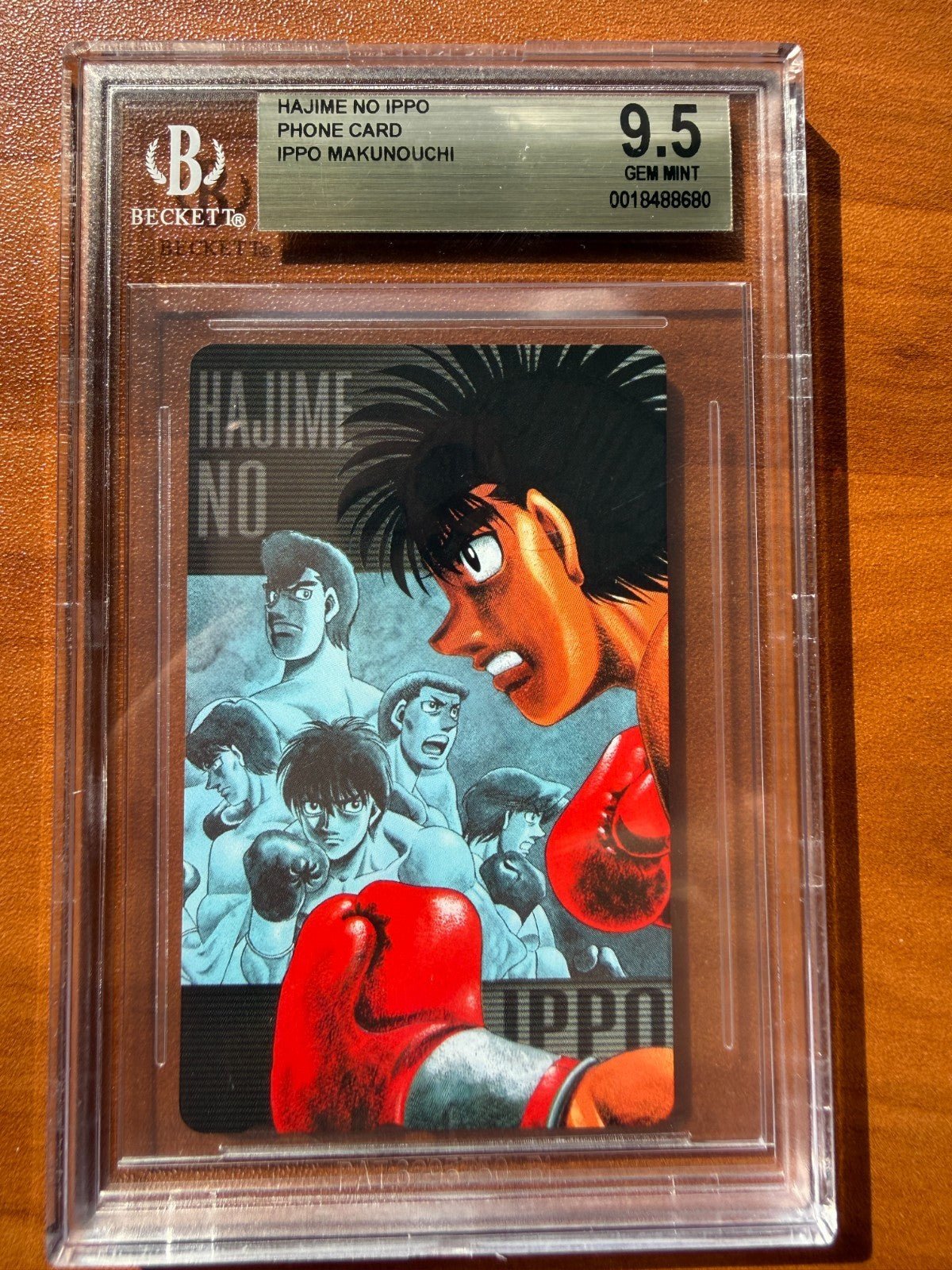 Hajime no Ippo: The Fighting! Telephone Card Ippo Makunouchi Japanese BGS 9.5