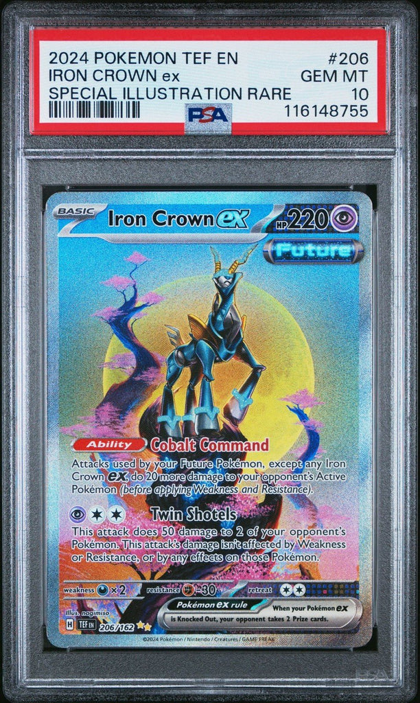 Iron Crown ex SIR Temporal Forces 206/162 Pokemon PSA 10