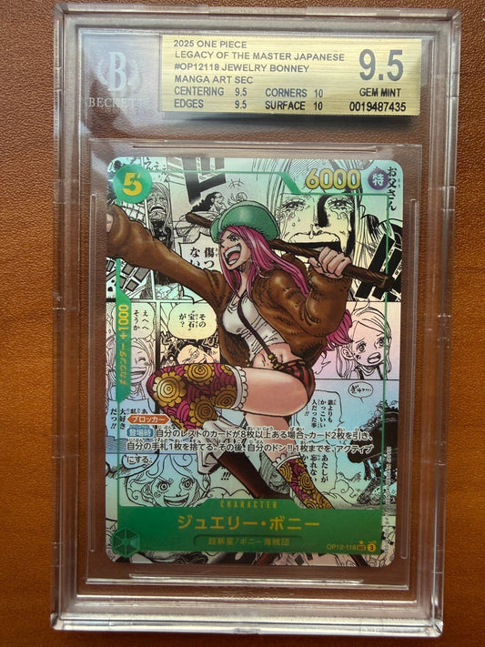 Jewelry Bonney Manga OP12 - 118 One Piece - Legacy Of The Master - BGS 9.5