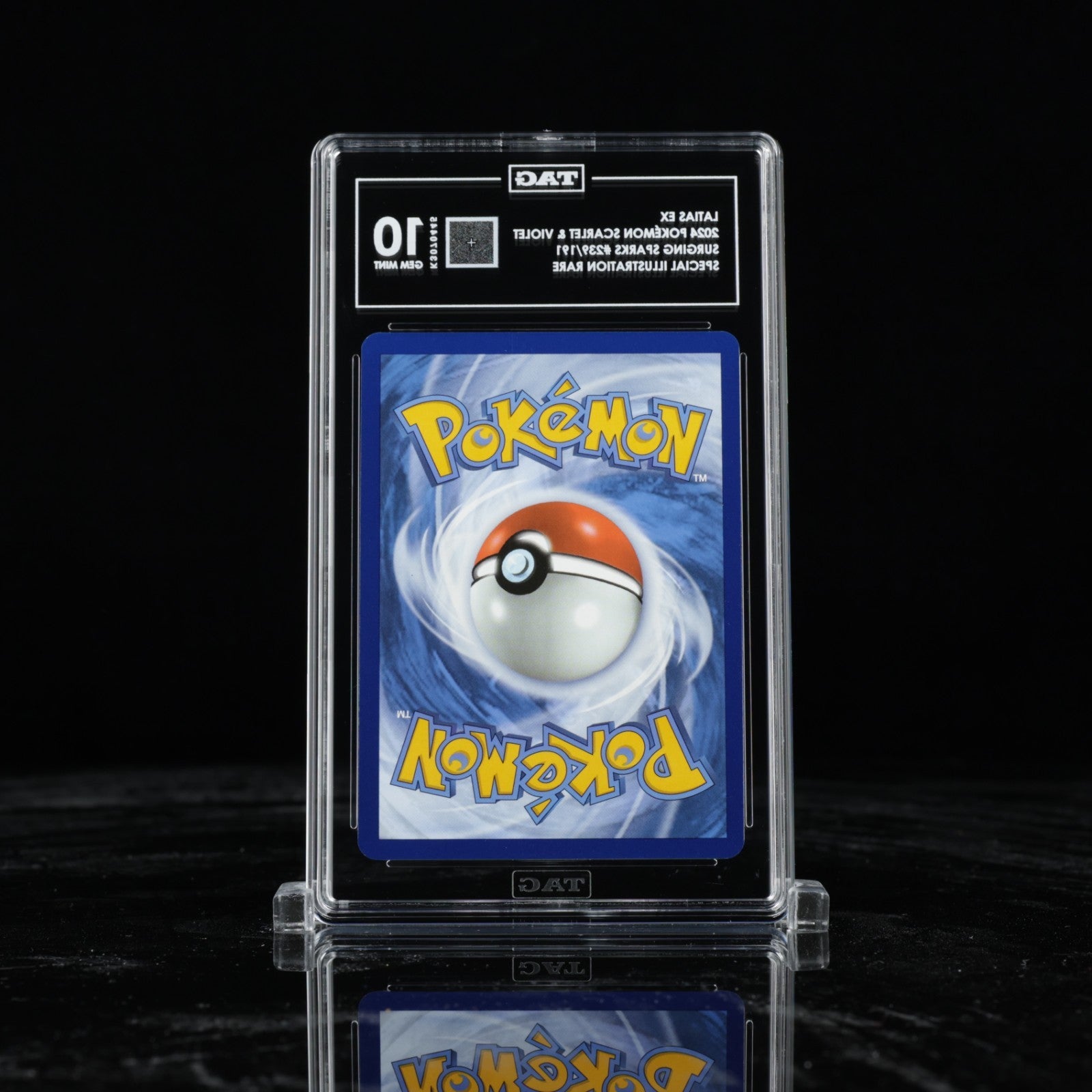 Latias ex 239/191 TAG 10 SIR Surging Sparks SSP Pokemon Card GEM MINT