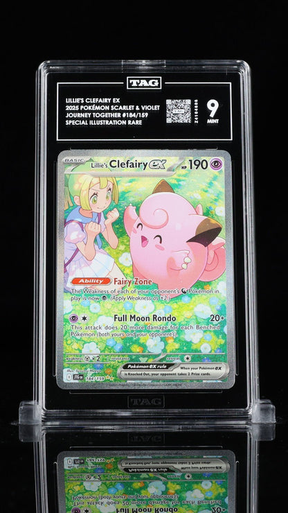 Lillie's Clefairy EX 126 SAR 2025 Pokemon (JPN) SV9 - Battle Partners - TAG 9