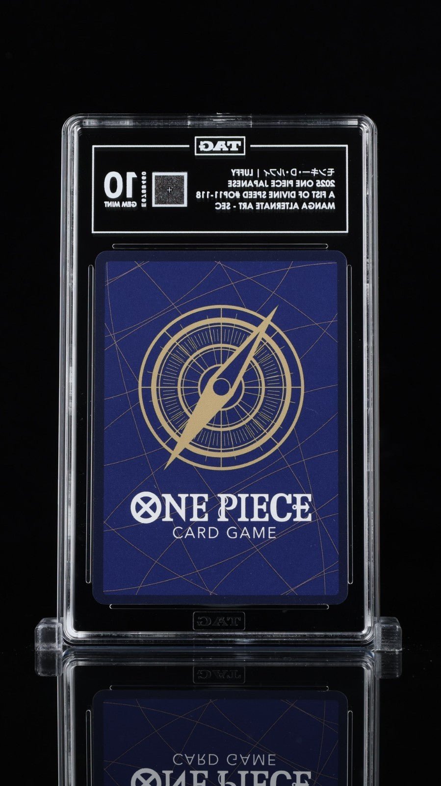 MANGA ALT ART GEAR 4 MONKEY D. LUFFY One Piece 2025 OP11 Japanese 118 TAG 10