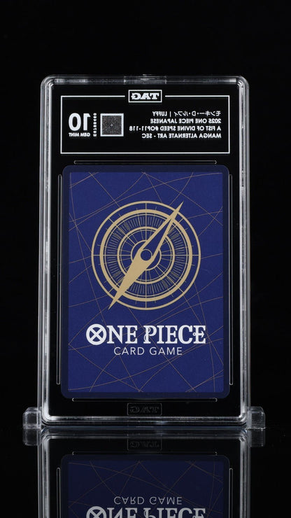 MANGA ALT ART GEAR 4 MONKEY D. LUFFY One Piece 2025 OP11 Japanese 118 TAG 10