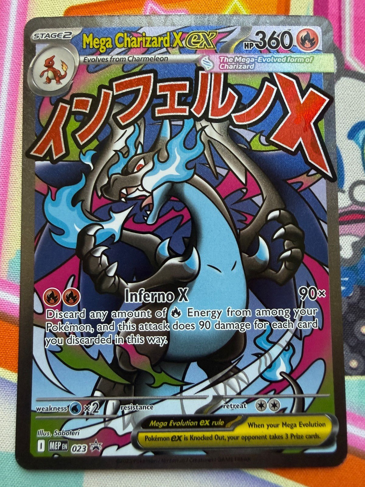 Mega Charizard X ex - 023 PROMO - Pokemon Mega Evolution - NM