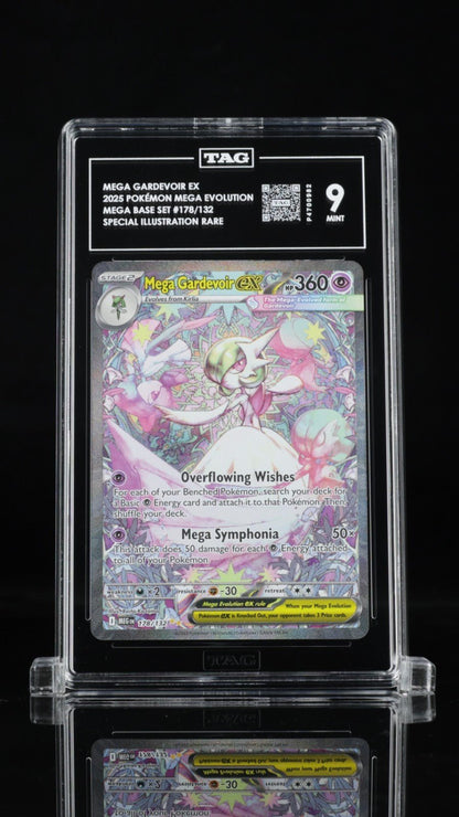 Mega Gardevoir Ex 178/132 Special Illustration Rare Pokemon TAG 9