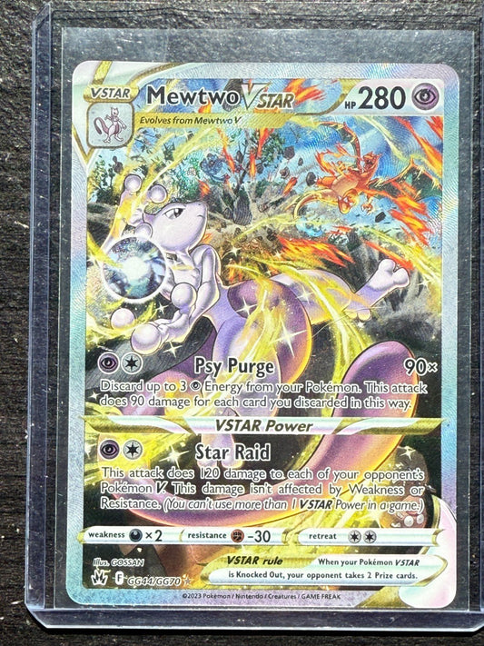 Mewtwo VSTAR GG44/GG70 Sword & Shield: Crown Zenith 2023 NEAR MINT Pokemon