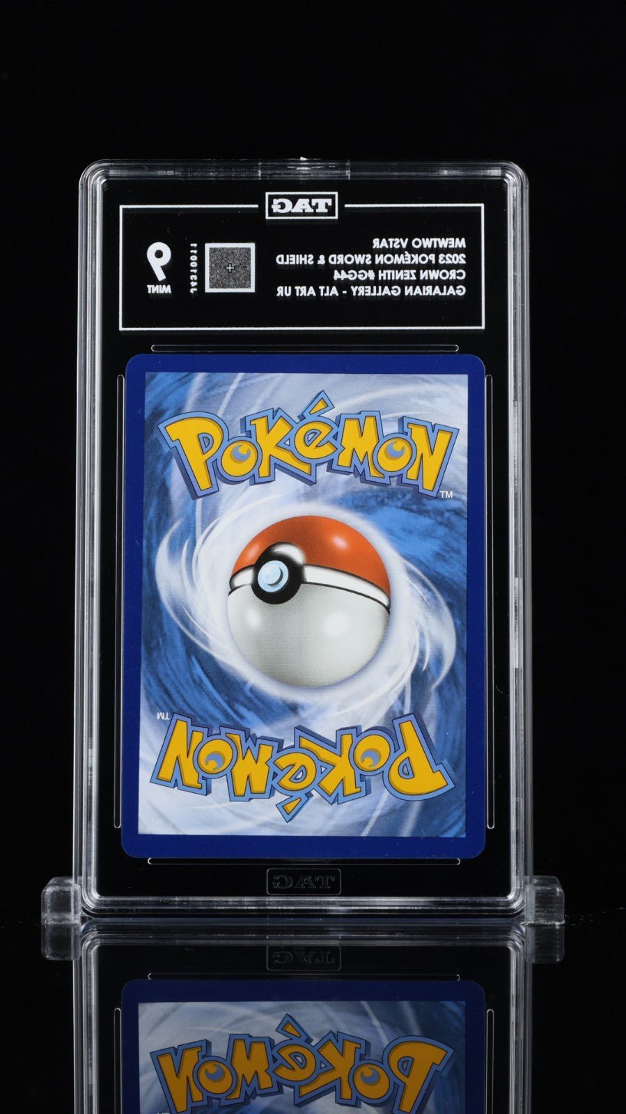 Mewtwo VSTAR Pokémon SWSH Cron Zenith GG44 Galarian Gallery Alt Art UR TAG 9