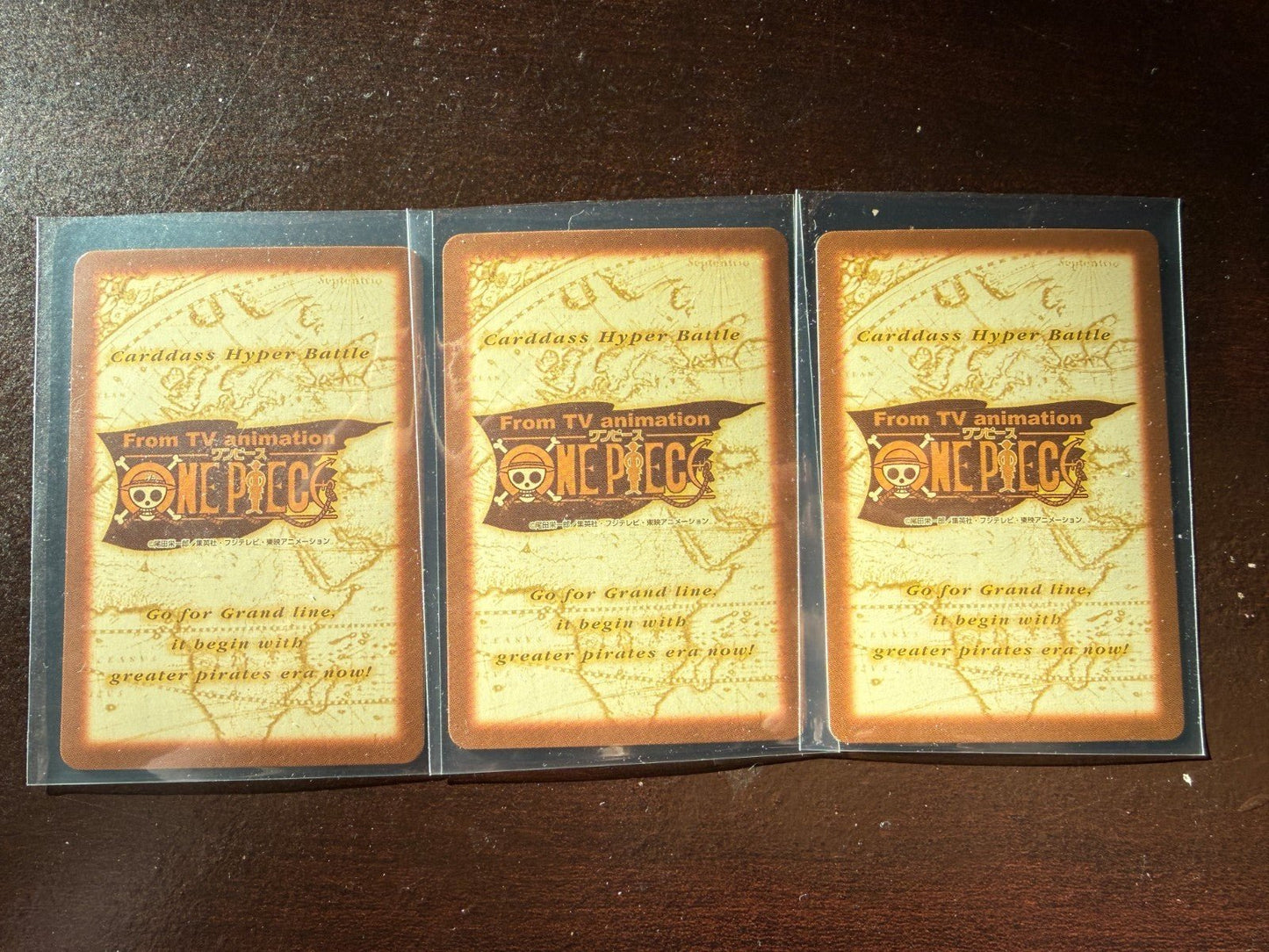 One Piece Carddass Hyper Battle 2001 Bandai Buffet Luffy Nami Sanji & Others NM - 