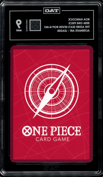ONE PIECE JAPANESE Boa Hancock (Alt Art) OP14-041 The Azure Sea's Seven TAG 9