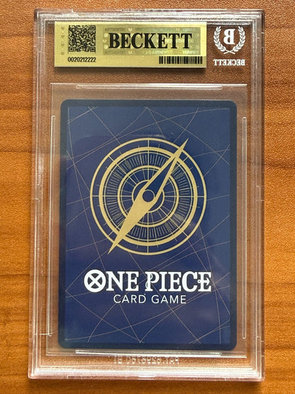One Piece Japanese EB04-061 Monkey D. Luffy Serial Flagship Battle Winner BGS 10