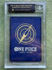 One Piece Monkey D. Luffy EB02-061 SEC PRB02 Premium BGS 10 Black Label POP 11