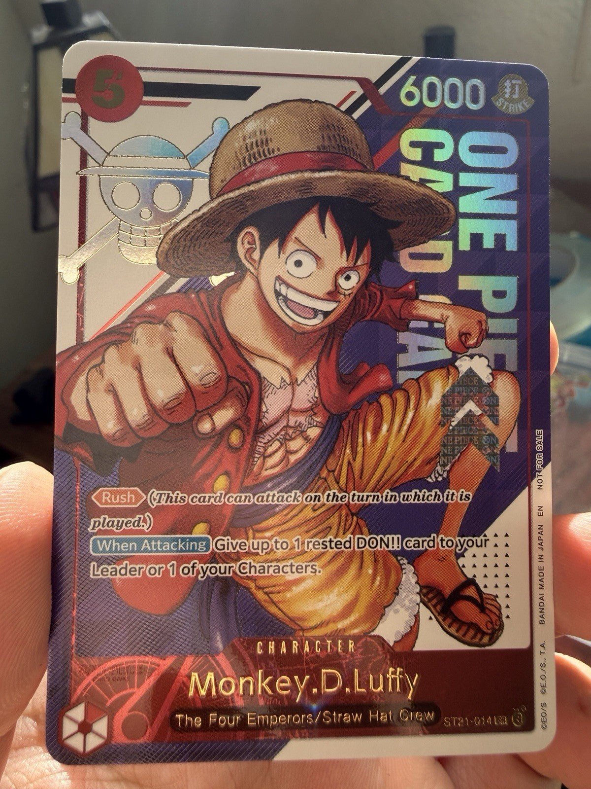 One Piece Monkey.D.Luffy - ST21 - 014 (3rd Anniversary Treasure Campaign Pack) NM
