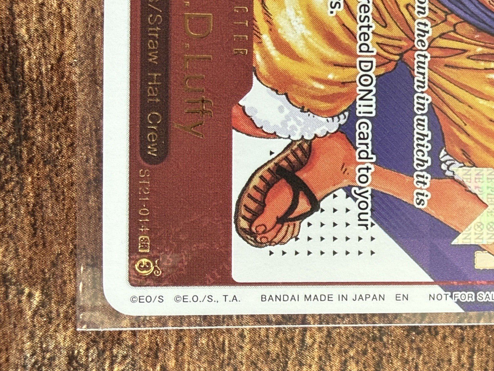 One Piece Monkey.D.Luffy - ST21 - 014 (3rd Anniversary Treasure Campaign Pack) NM