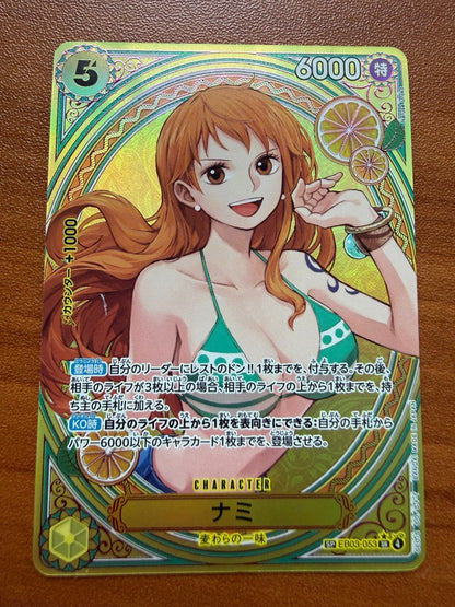 One Piece Nami One Piece Heroines Edition SP Alt Art EB03-053 NM