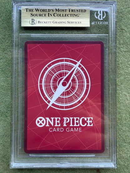 One Piece OP01 - 060 Alt Art Leader Donquixote Doflamingo English BGS 10