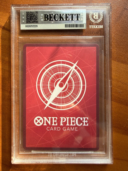 One Piece OP12-020 Roronoa Zoro Serial Flagship Battle Winner For Japan BGS 9