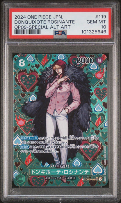 One Piece Rosinante Corazon SEC OP04-119 PSA 10 Japanese