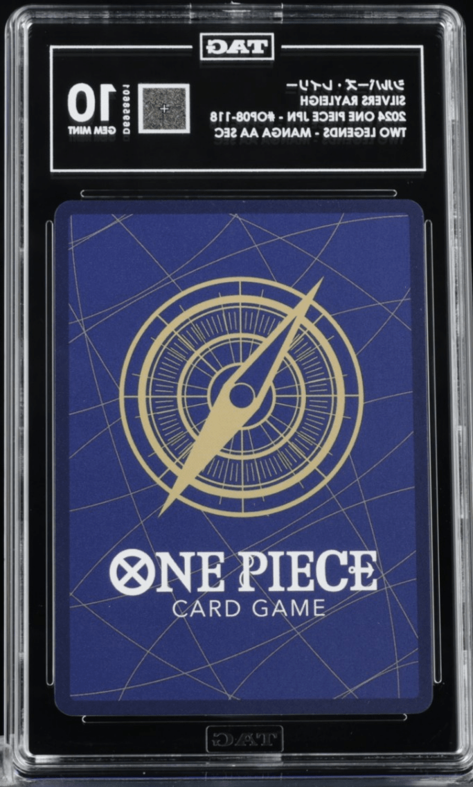 One Piece TAG 10 Silvers Rayleigh (Parallel) (Manga) OP08-118 Two Legends Foil