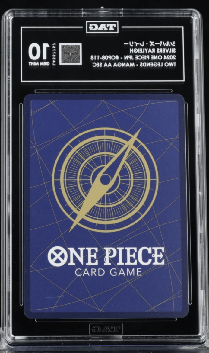 One Piece TAG 10 Silvers Rayleigh (Parallel) (Manga) OP08-118 Two Legends Foil