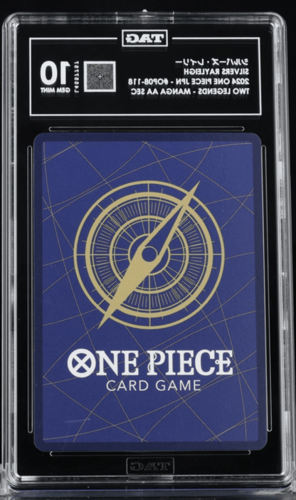 One Piece TAG 10 Silvers Rayleigh (Parallel) (Manga) OP08-118 Two Legends Foil