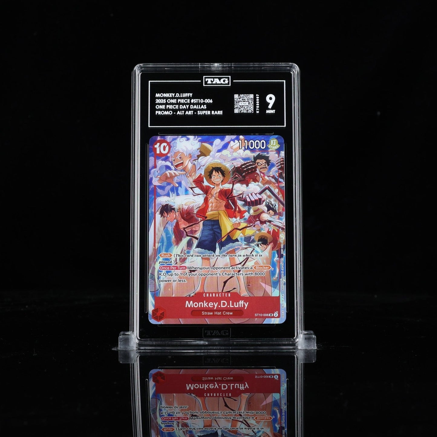 One Piece TAG 9 ONE PIECE Dallas DAY’24 Monkey D. Luffy ST10 - 006 SR Japanese