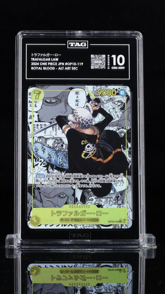One Piece Trafalgar Law (119) (Manga) OP10 - 119 Royal Blood Foil TAG 10