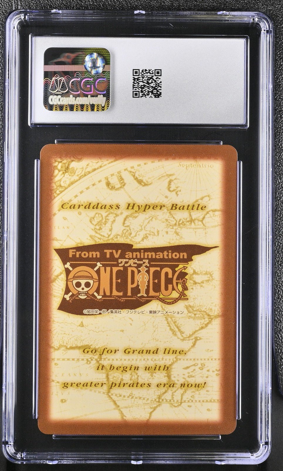 One Piece Zoro Carddass Hyper Battle TCG C429 Holo Vintage 2001 Japanese CGC 8