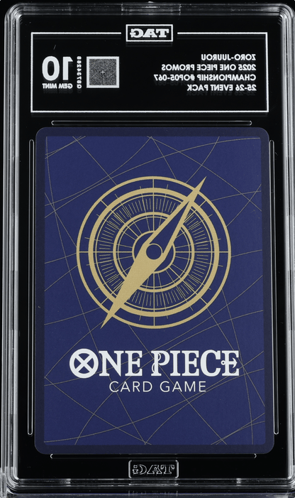 One Piece Zoro-Juurou OP05-067 CS 25-26 Event Pack CHAMPIONSHIP STAMP TAG 10
