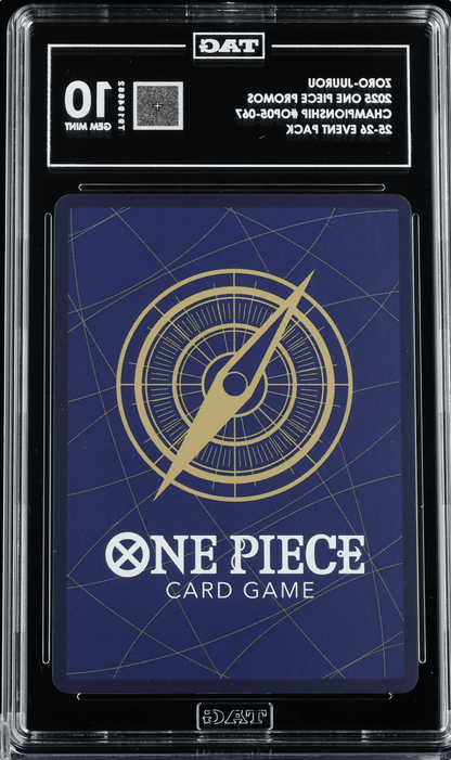 One Piece Zoro-Juurou OP05-067 CS 25-26 Event Pack CHAMPIONSHIP STAMP TAG 10