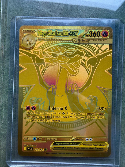 Phantasmal Flames Mega Charizard x Ex 130/94 Pokemon TCG NM