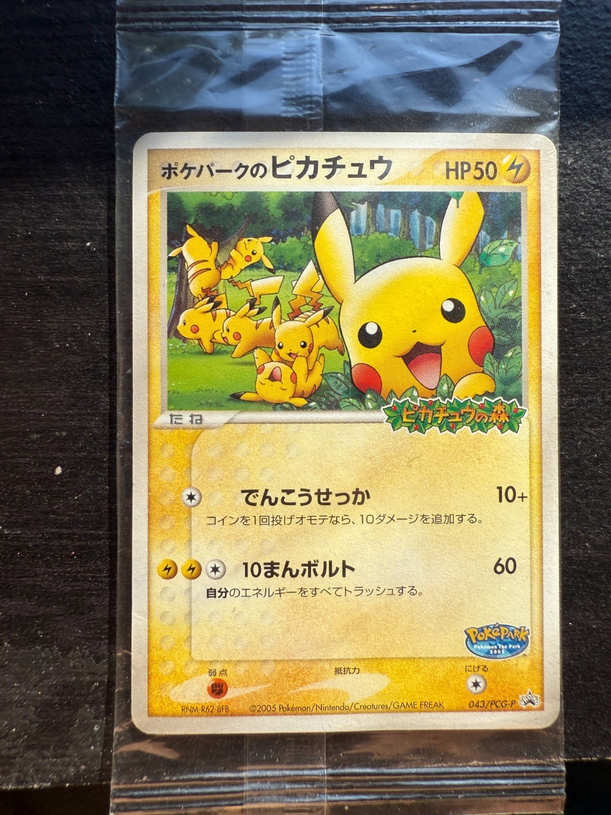 Pikachu 043/PCG - P Poke Park's Promo Sealed Pokemon Card Japanese VLP