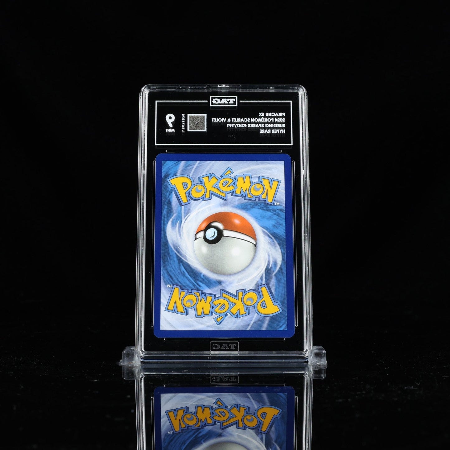 Pikachu ex 247/191 Sv08: Surging Sparks Hyper Rare TAG 9