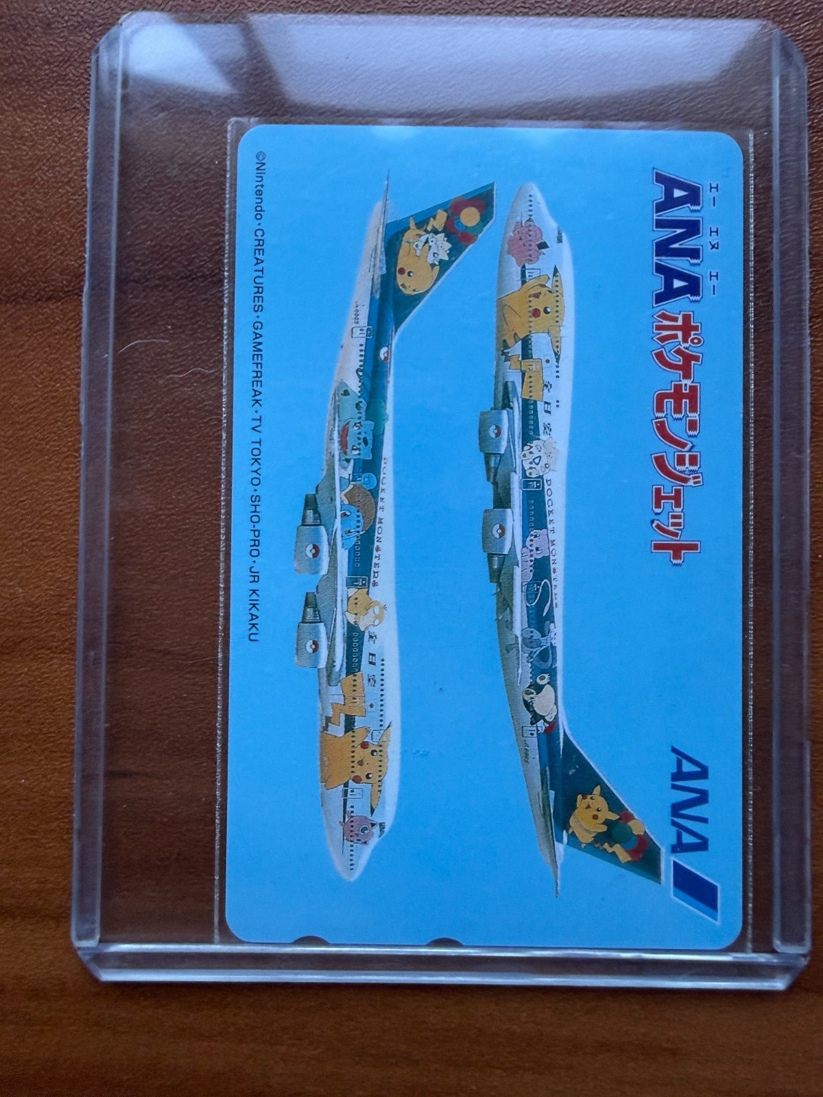 Pikachu Phone Card ANA Boeing 747 Pokemon Jet Rare Japan F/S Mew Mewtwo Togepi