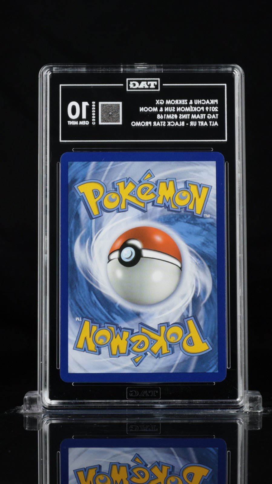 PIKACHU & ZEKROM GX TAG TEAM PROMO TAG 10 SM168