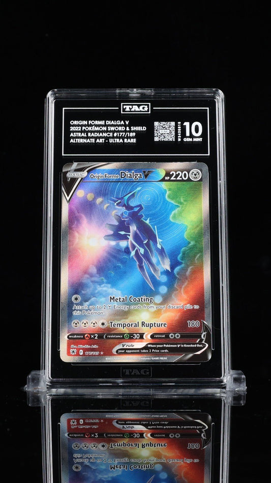 Pokemon 2022 177 FULL ART/ORIGIN FORME DIALGA V TAG 10