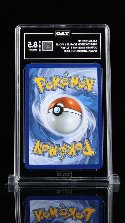 POKEMON 2025 Journey Together Special Illustration Rare SALAMANCE EX 187 TAG 8.5