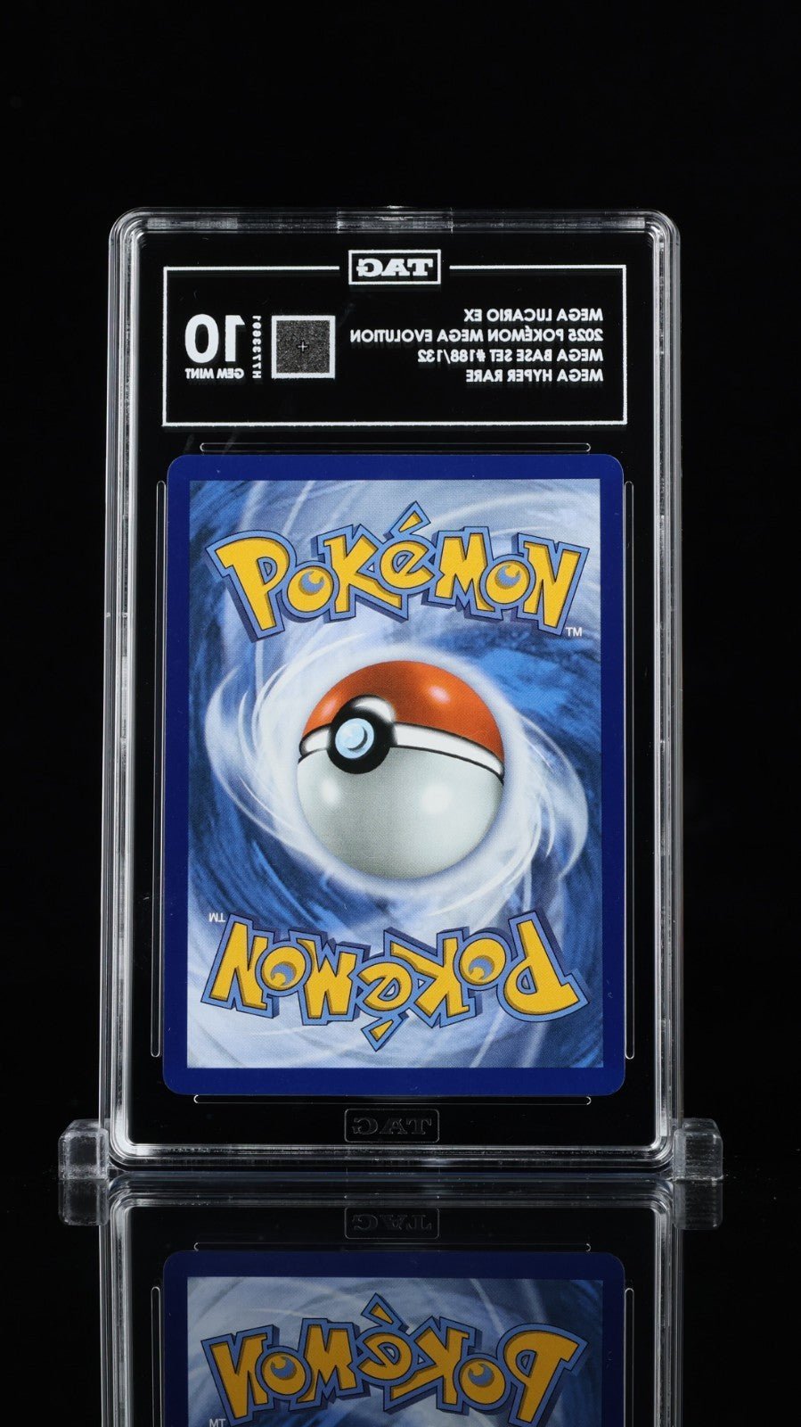 Pokemon 2025 Mega Lucario ex 188 Gold Hyper Rare Mega Evolution TAG 10