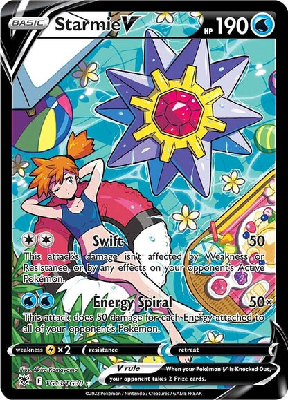Pokemon Astral Radiance Trainer Gallery Starmie V TG13/TG30 BGS 9.5 PSA