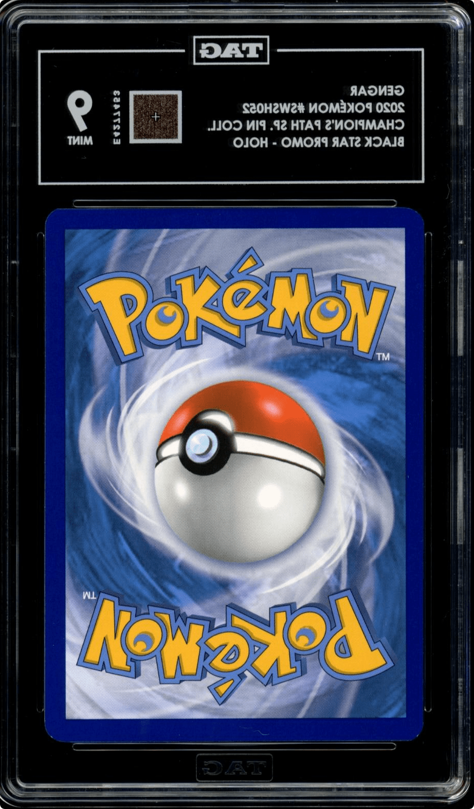 POKEMON CHAMPION'S PATH PIN COLL. GENGAR SWSH052 TAG 9