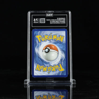 Pokemon Charizard ex 223/197 Sv03: Obsidian Flames Holo TAG 7.5
