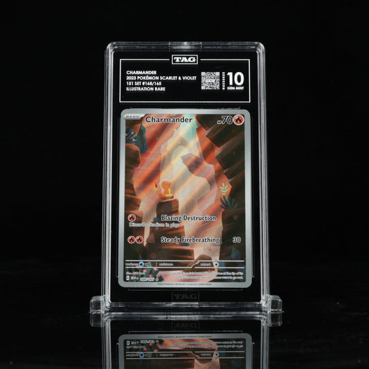 Pokemon Charmander 151 MEW Illustration Rare 168 TAG 10