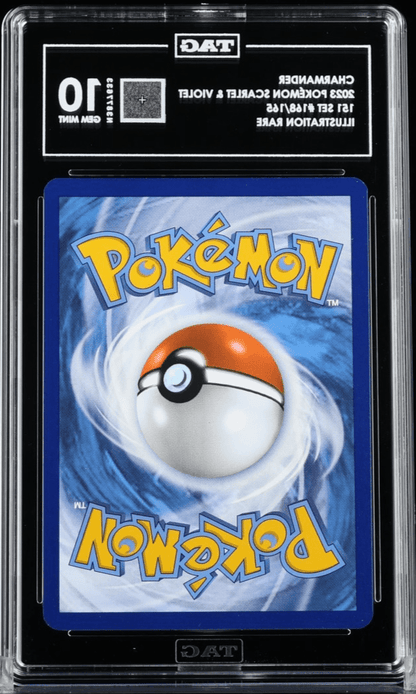 Pokemon Charmander 168/165 Sv: Scarlet & Violet 151 Holo TAG 10