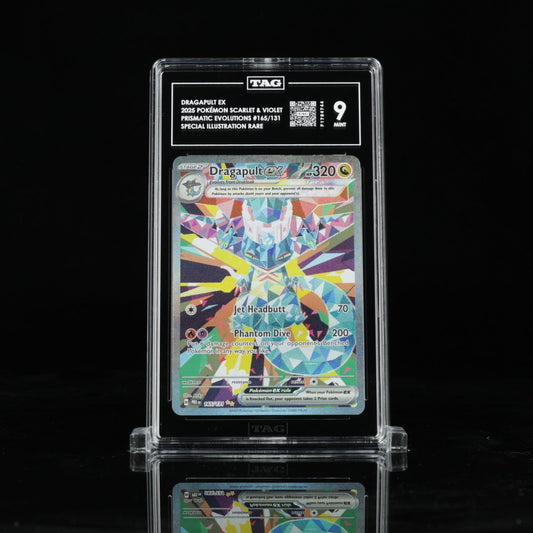 Pokemon Dragapult EX 165 Prismatic Evolutions Special Illustration Rare TAG 9