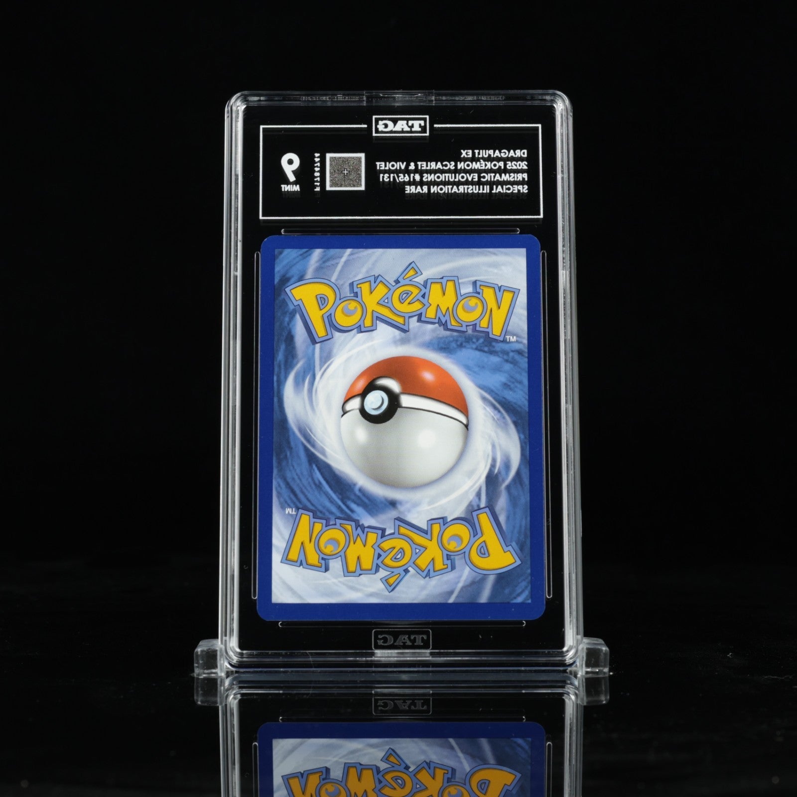 Pokemon Dragapult EX 165 Prismatic Evolutions Special Illustration Rare TAG 9