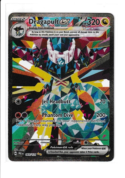 Pokemon Dragapult ex 165/131 Sv: Prismatic Evolutions Holo TAG 10